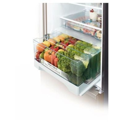 Hitachi Bottom Freezer Refrigerator Glass RB600PUK6GBK Black